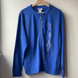 VTG Bedazzled University of Kentucky Full Zip Sweatshirt Size Large